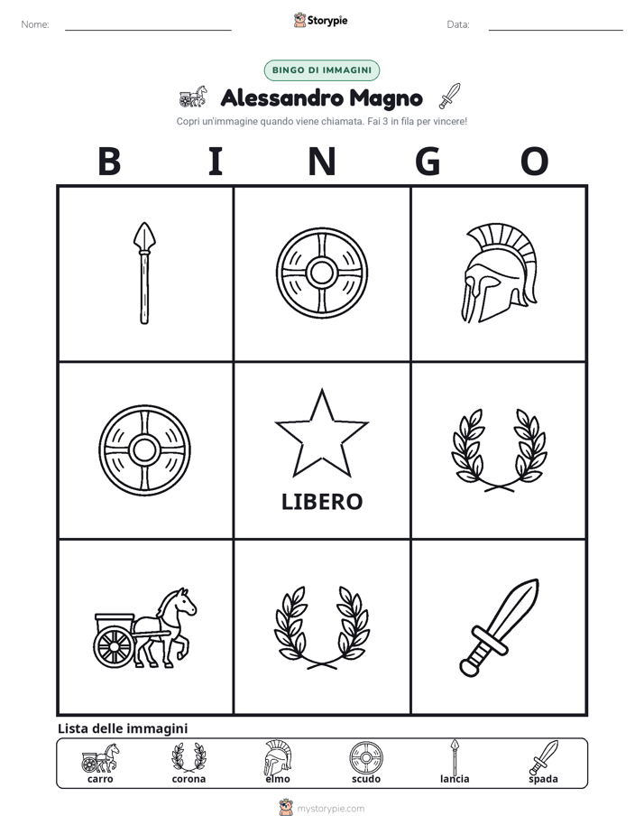 Bingo delle Immagini