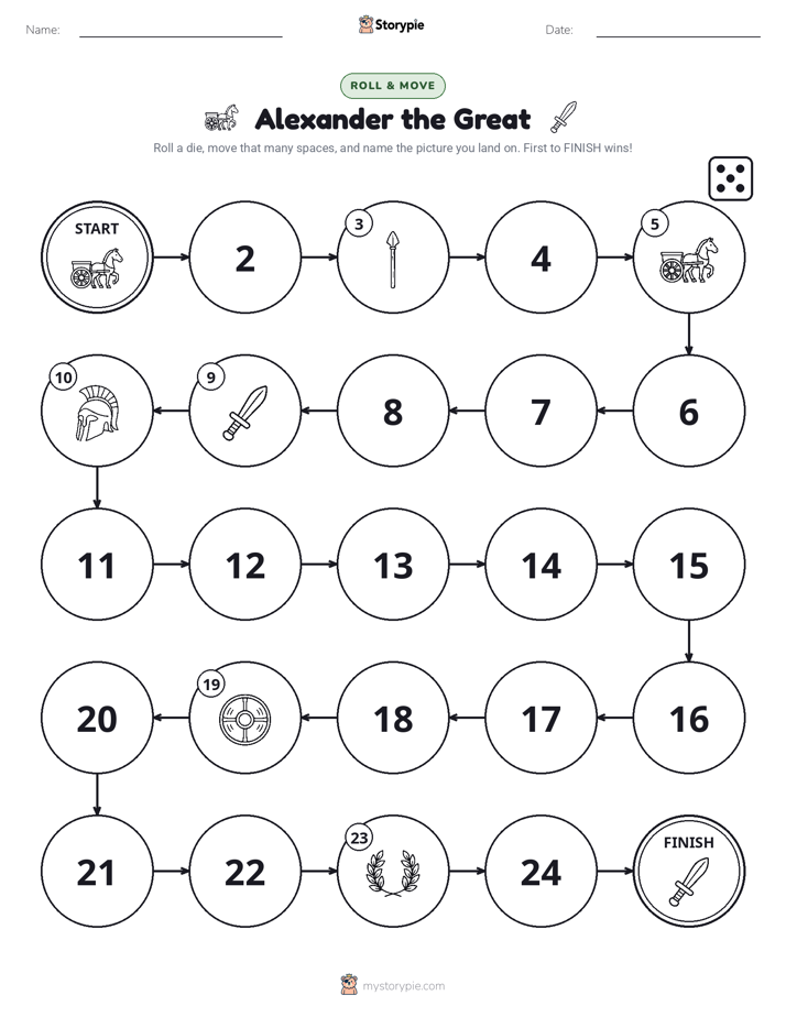 Roll & Move Game