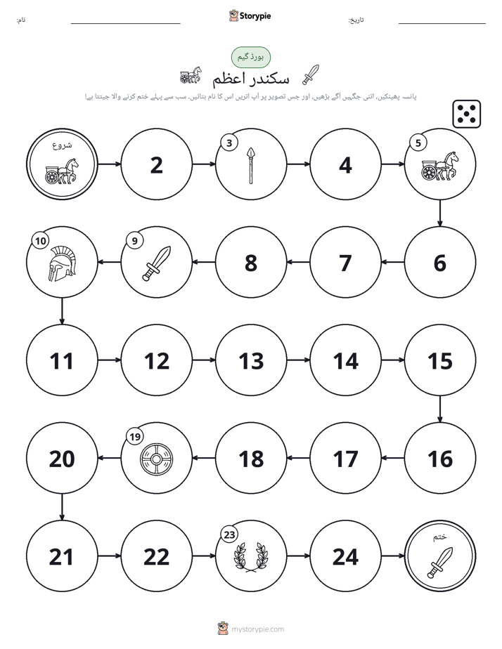 رول اور منتقل کریں کھیل