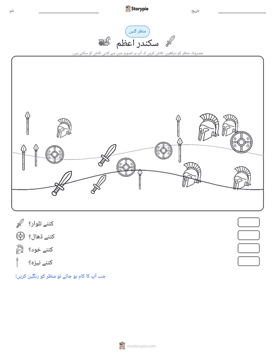 گنتی کا منظر