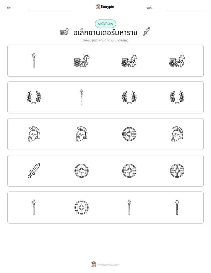 ตัวที่แตกต่าง