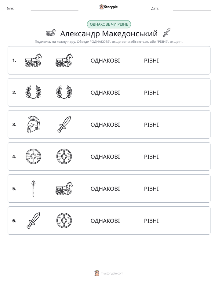 Однакові чи різні