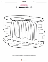 Niagara Falls printable worksheet preview