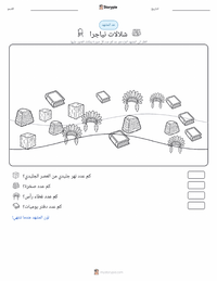 معاينة ورقة العمل القابلة للطباعة شلالات نياجرا