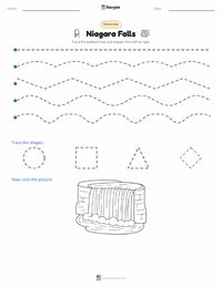 Niagara Falls printable worksheet preview