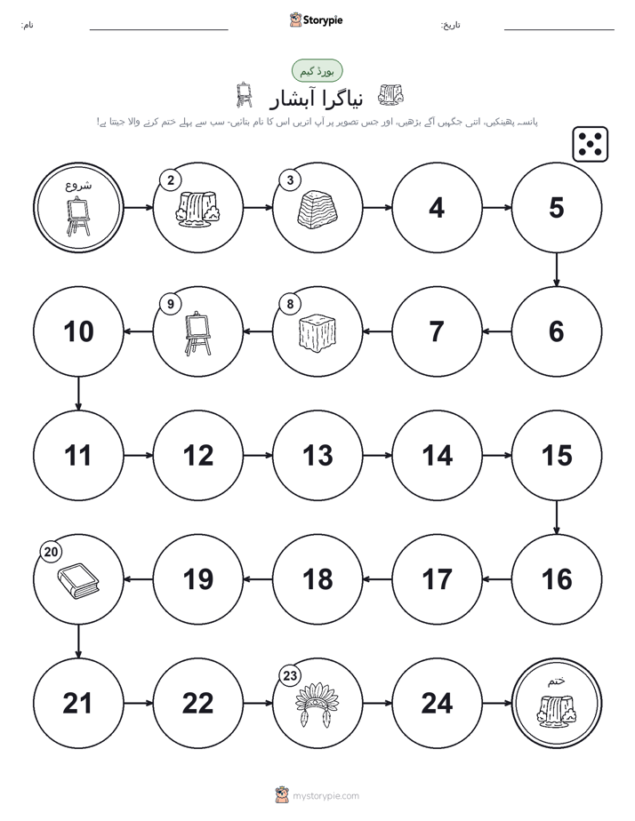 رول اور منتقل کریں کھیل