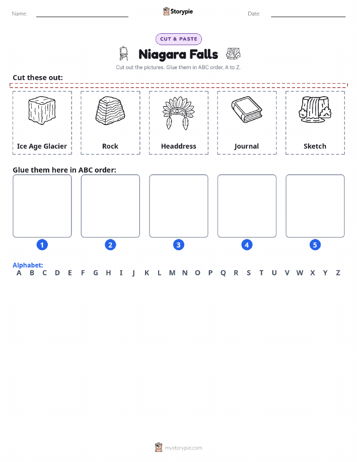 Cut & Paste Alphabet