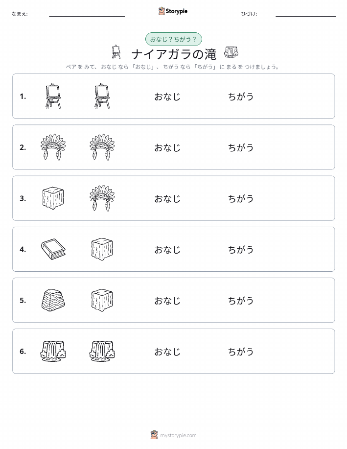 同じか違うか