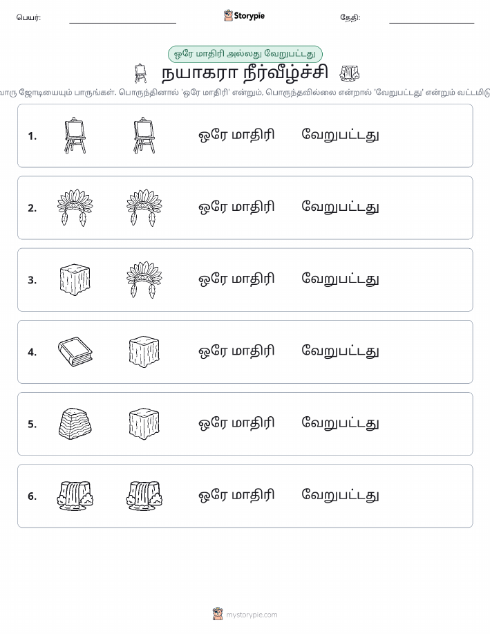 அதே அல்லது மாறுபட்டது