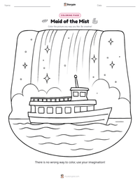 Maid of the Mist printable worksheet preview