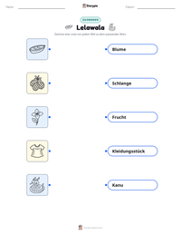 Lelawala druckbare Arbeitsblatt Vorschau