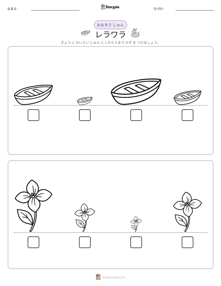 サイズ順
