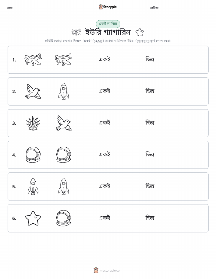 একই বা ভিন্ন