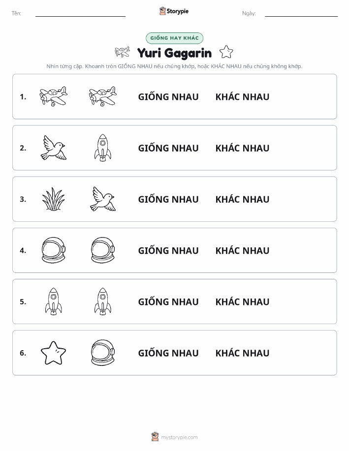 Giống Hay Khác
