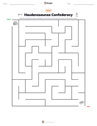Haudenosaunee Confederacy printable worksheet preview