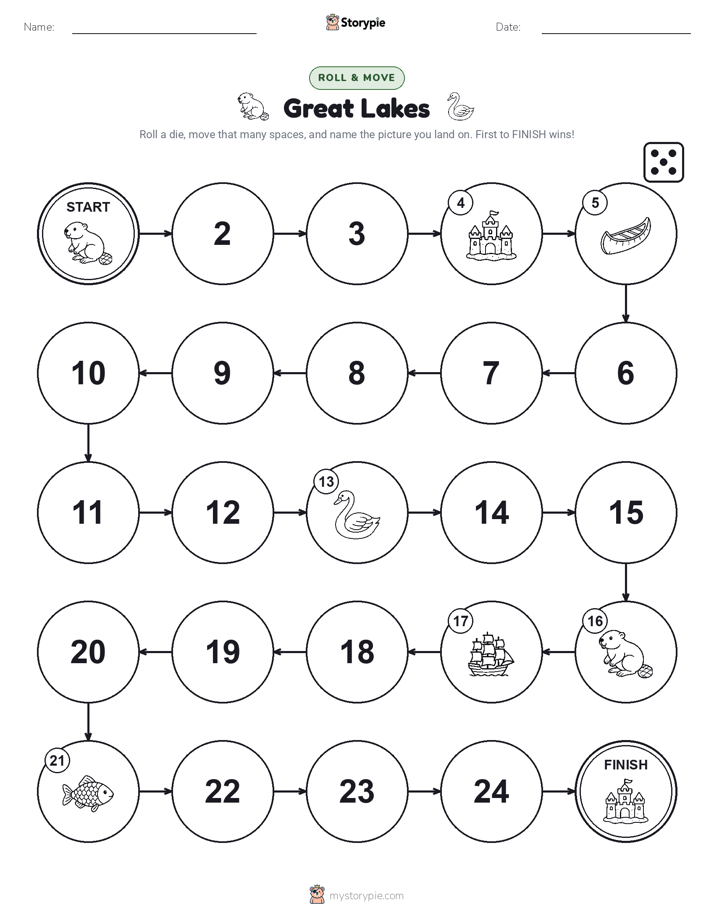 Roll & Move Game