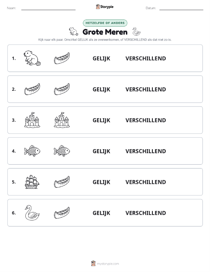 Zelfde of Verschillend
