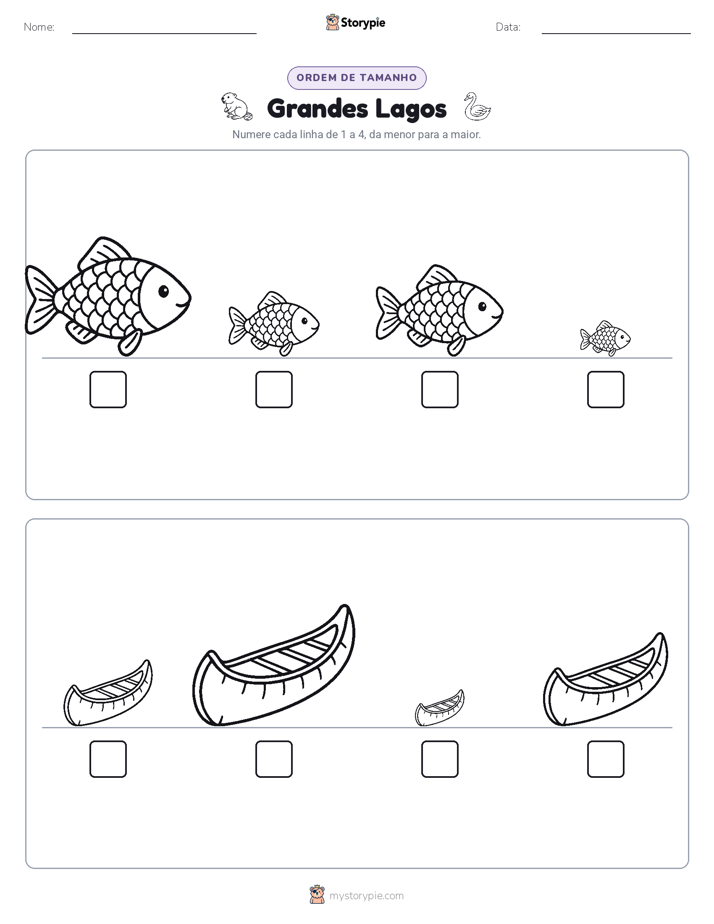 Ordem de Tamanho