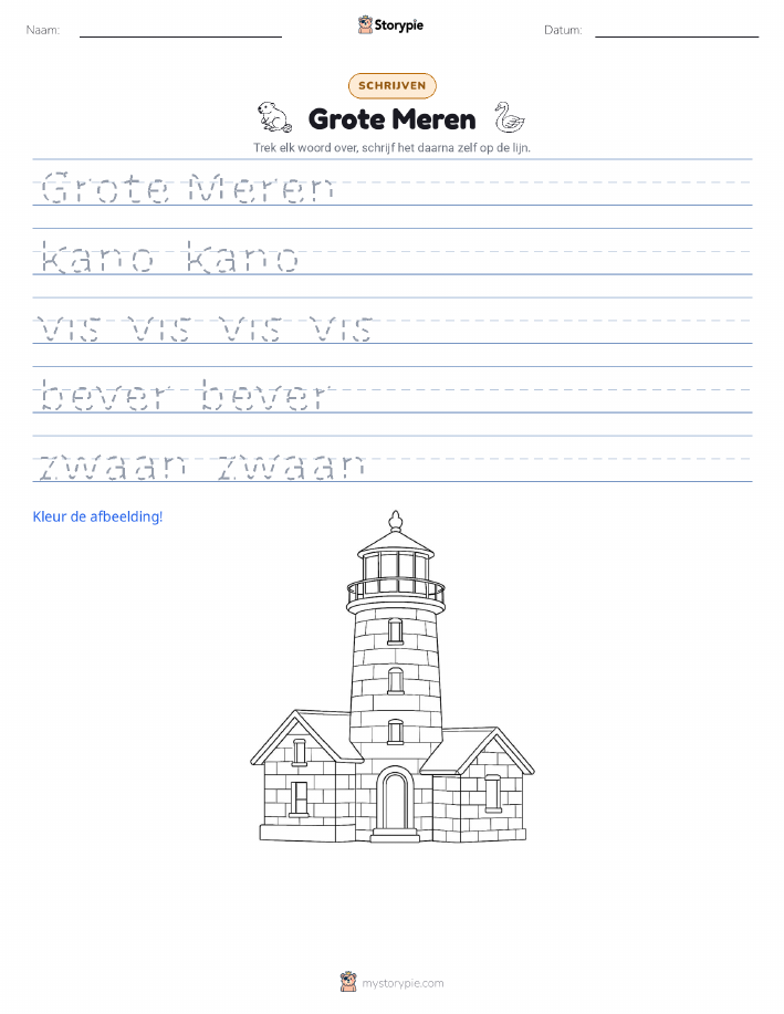 Schrijf Oefening