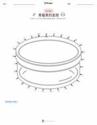 青霉素的发现 可打印工作表预览