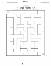 페니실린의 발견 인쇄 가능한 워크시트 미리보기
