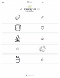 青霉素的发现 可打印工作表预览