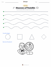 Discovery of Penicillin printable worksheet preview