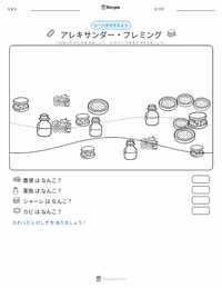 アレクサンダー・フレミング の印刷可能ワークシートプレビュー