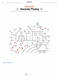 Alexander Fleming druckbare Arbeitsblatt Vorschau