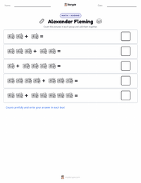 Alexander Fleming printable worksheet preview