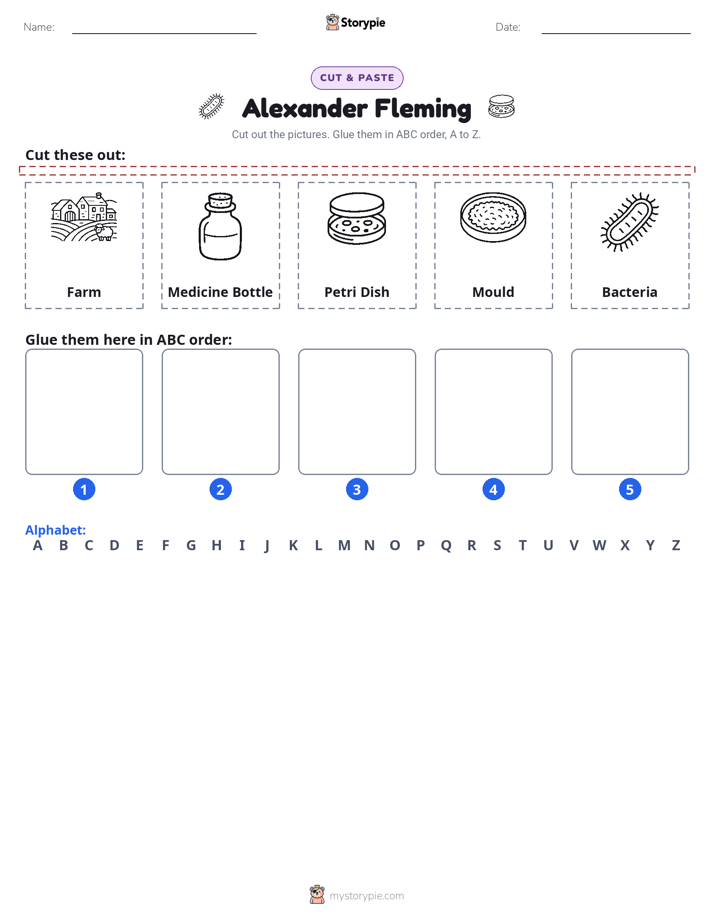 Cut & Paste Alphabet