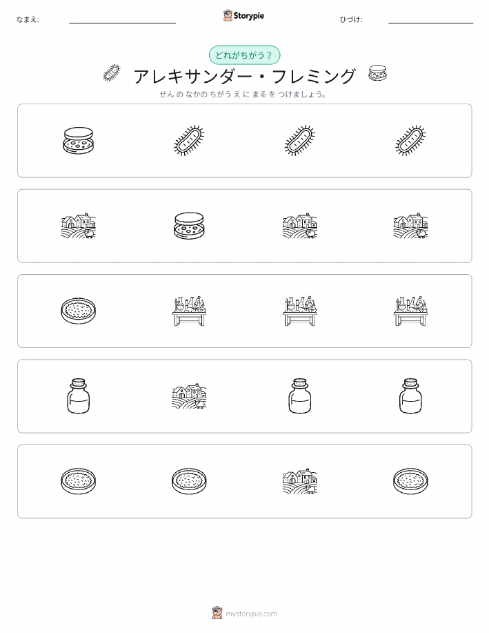異なるものを見つけよう