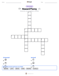 Anteprima della scheda stampabile di Howard Florey
