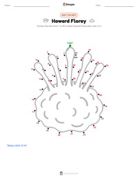 Howard Florey printable worksheet preview