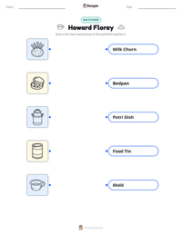 Howard Florey printable worksheet preview
