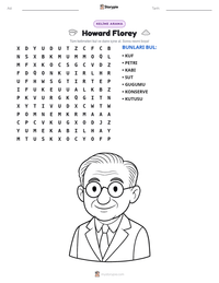 Howard Florey yazdırılabilir çalışma sayfası önizlemesi