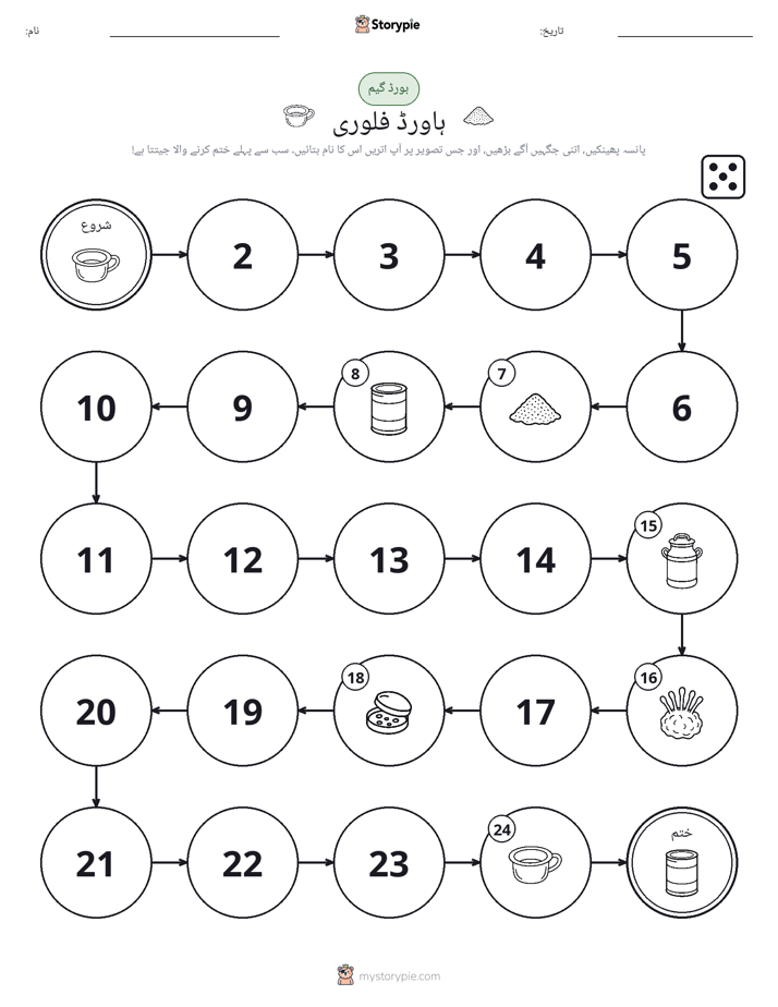 رول اور منتقل کریں کھیل