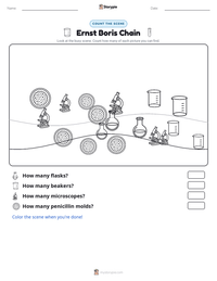 Ernst Boris Chain printable worksheet preview