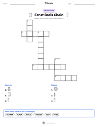 Ernst Boris Chain printable worksheet preview