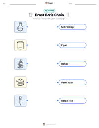 Ernst Boris Chain yazdırılabilir çalışma sayfası önizlemesi