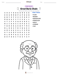 Ernst Boris Chain printable worksheet preview