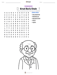 Ernst Boris Chain afdrukbare werkblad voorbeeld