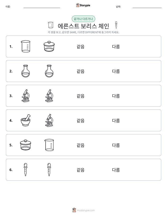 같은 것 또는 다른 것