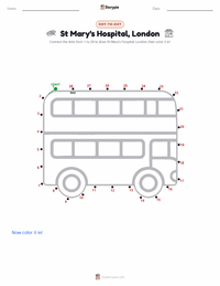 St Mary's Hospital, London printable worksheet preview