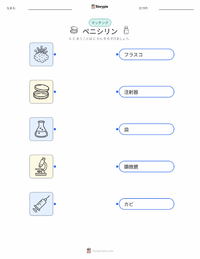 ペニシリン の子供向け印刷可能ワークシート