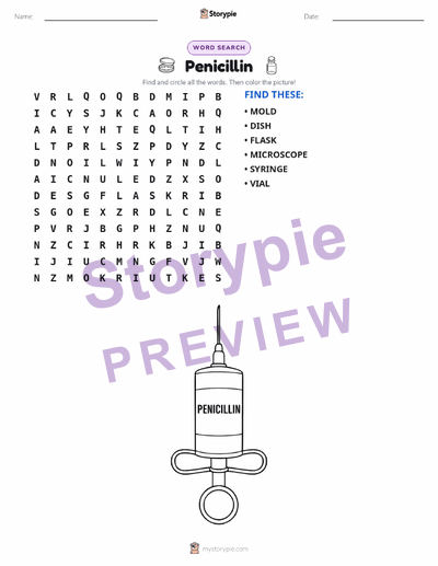 Penicillin for Kids: Story, Facts & Activities | Storypie
