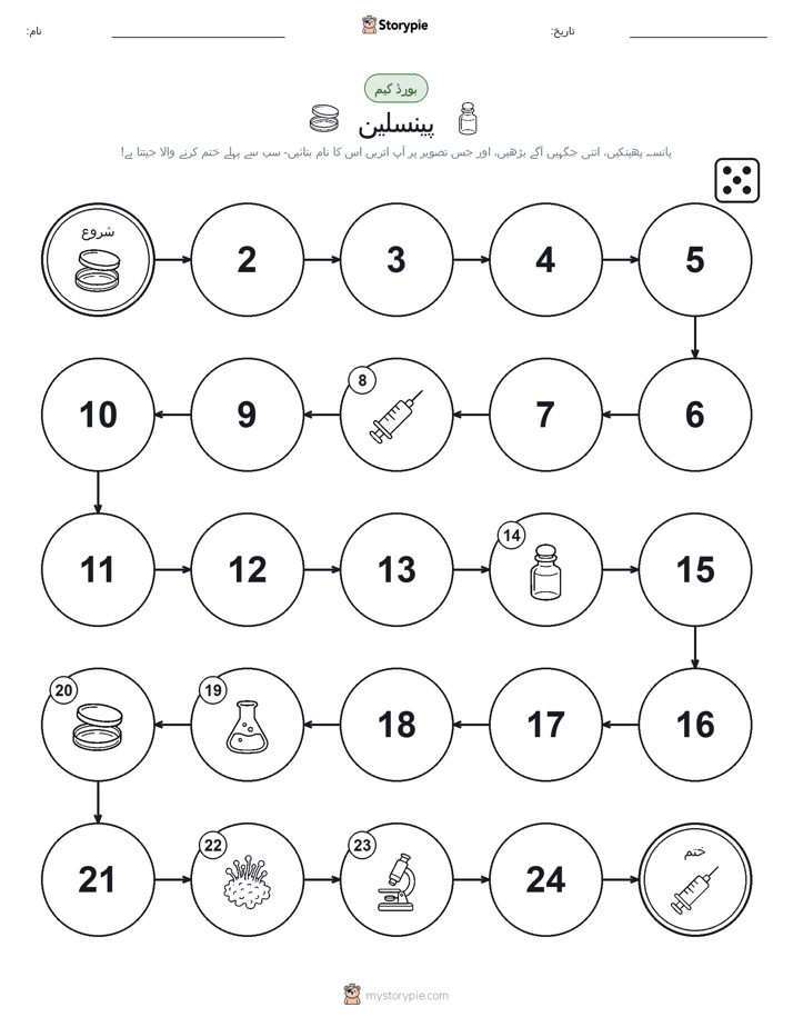 رول اور منتقل کریں کھیل