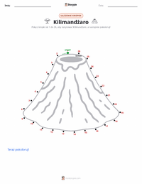 Podgląd drukowalnego arkusza ćwiczeń Kilimandżaro