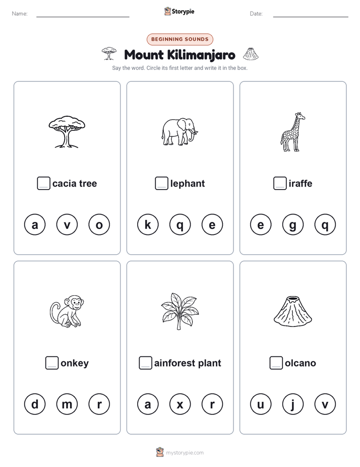 Beginning Sounds