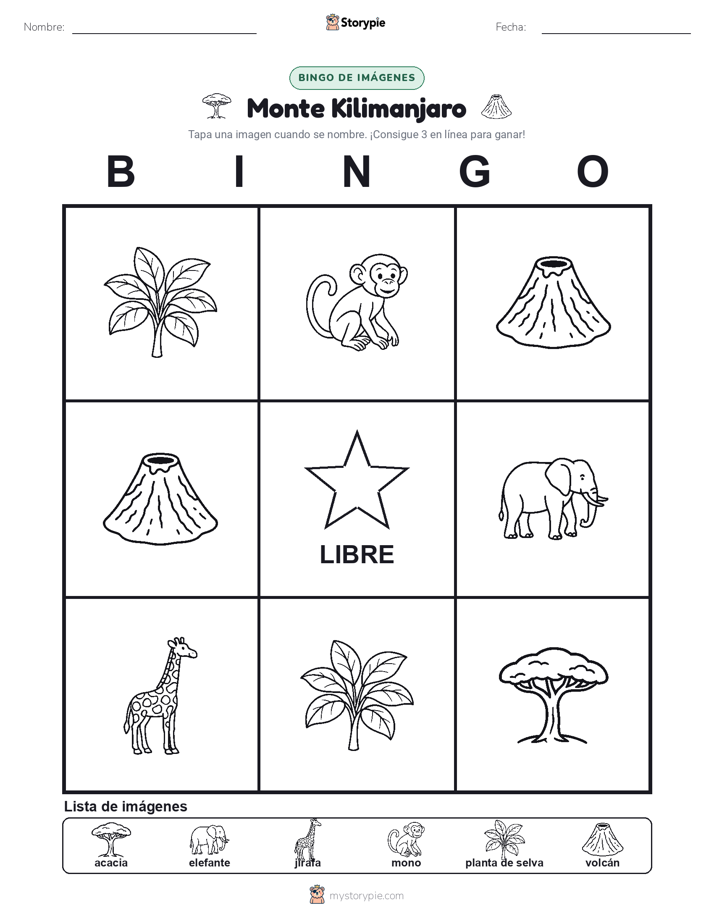 Bingo de Imágenes